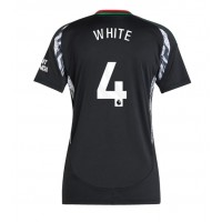 Echipament fotbal Arsenal Ben White #4 Tricou Deplasare 2024-25 pentru femei maneca scurta